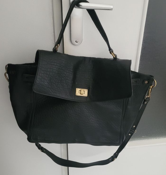 Sac cuir noir Abaco France - photo numéro 2