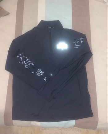 Running division bleu 1/2 zip