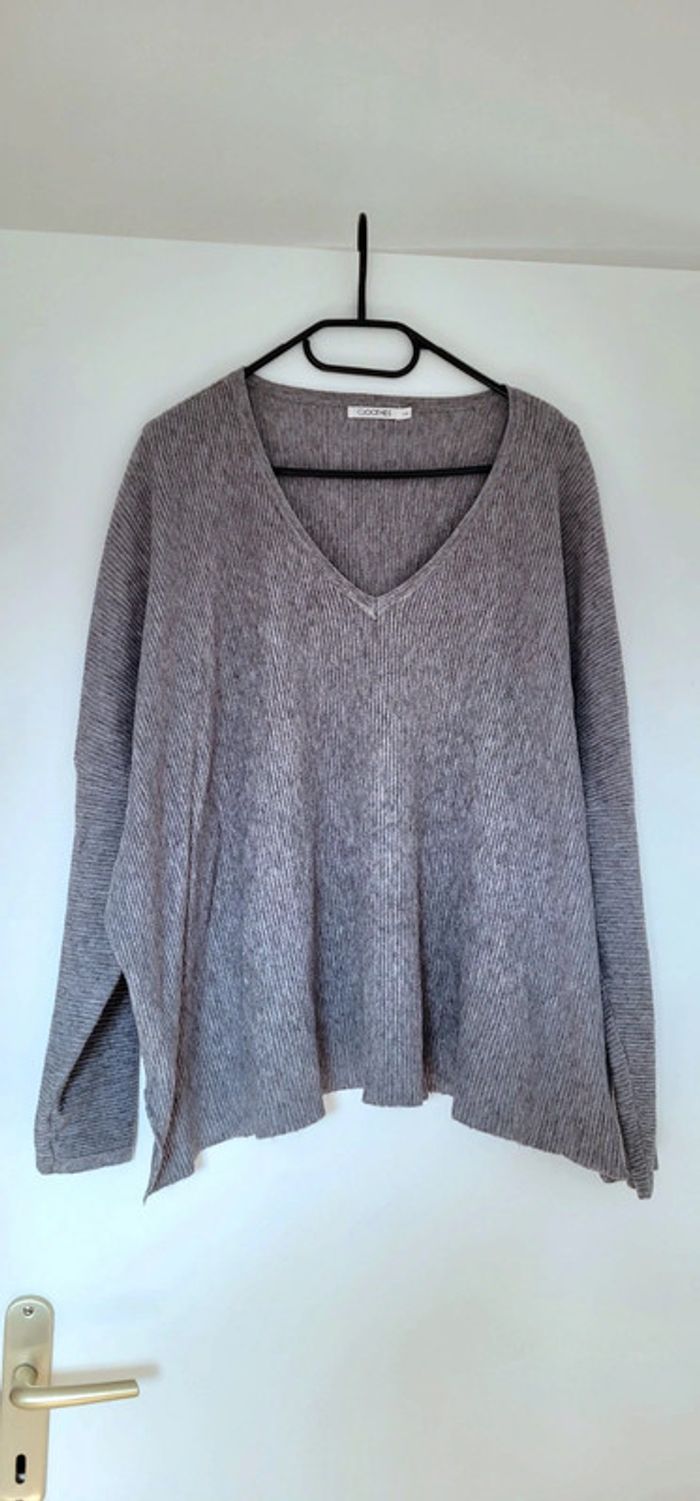 Pull oversize gris Cloothes L/XL - photo numéro 2