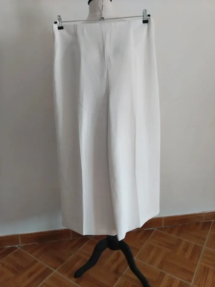 Pantalon jambes larges taille haute Zara txxl - photo numéro 2