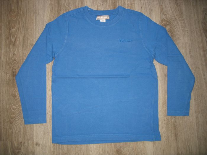 TEE SHIRT ML BLEU GARÇON "ORCHESTRA" - 10 ANS - n°16 - photo numéro 2