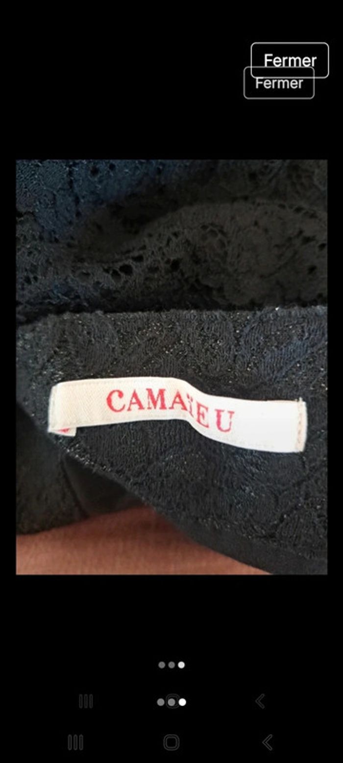 Jupe dentelle Camaïeu 40 - photo numéro 3