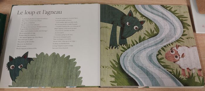 Livre Puzzle Les fables de La Fontaine - photo numéro 2