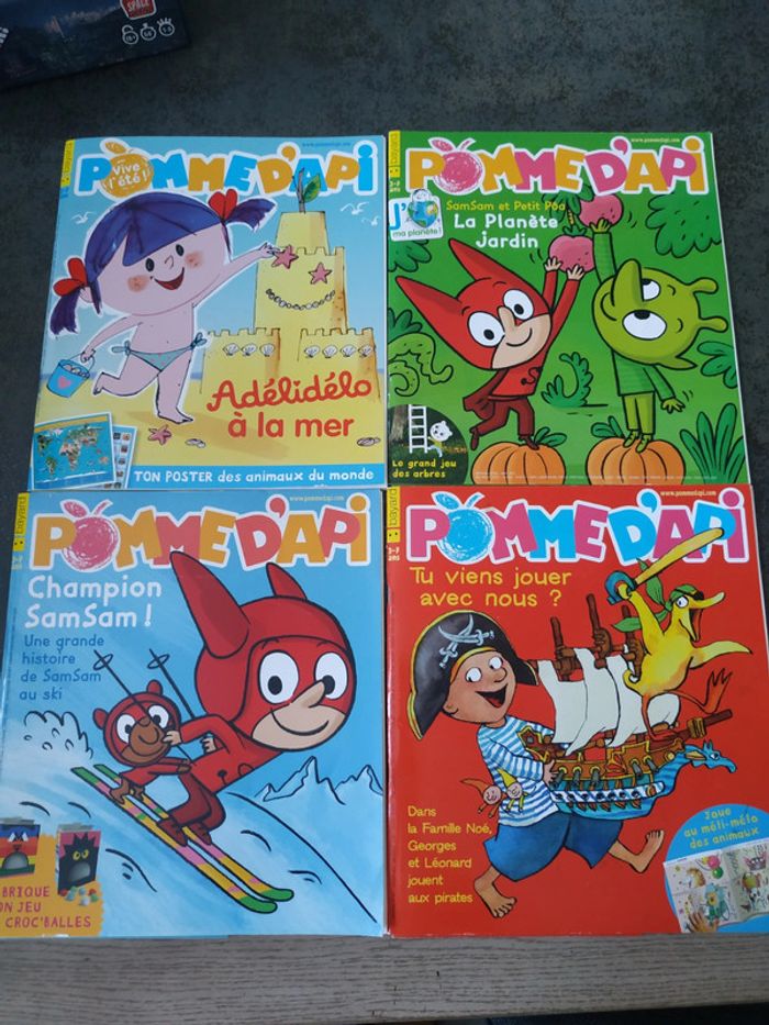 Lot magazine pomme d'api