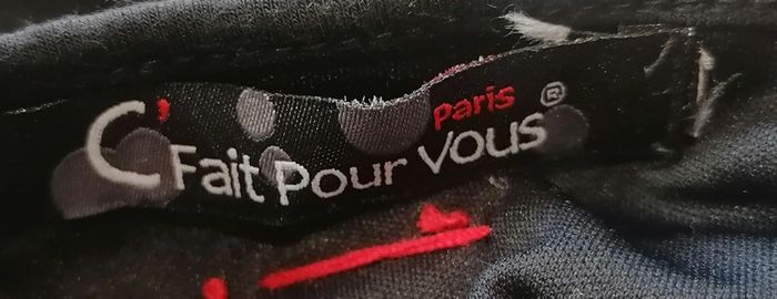 Robe et veste asymétrique 2 en 1 noir rouge Taille M C'fait pour vous - photo numéro 11
