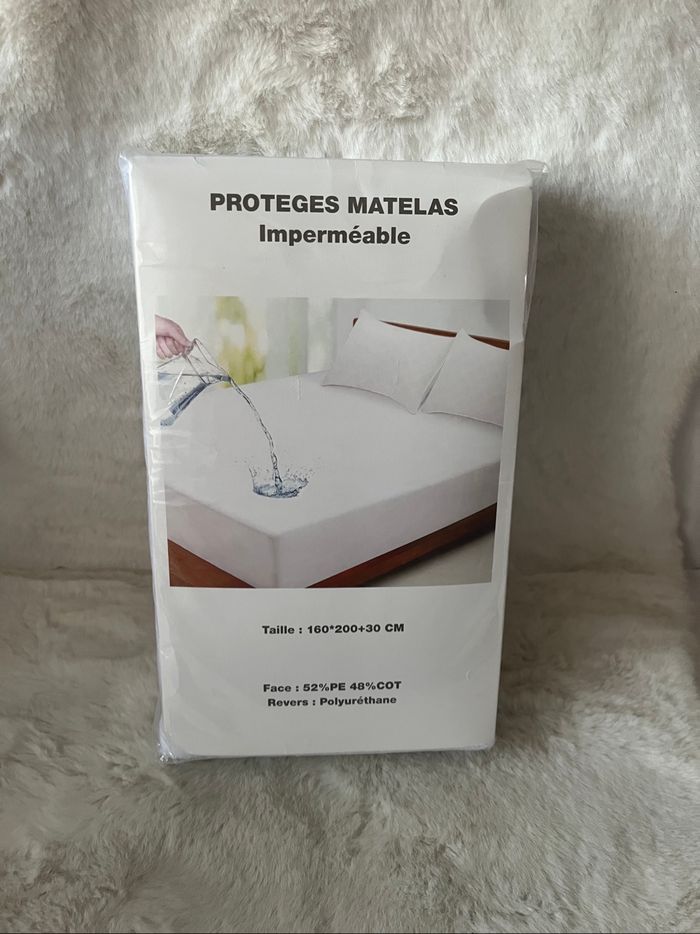 Protège matelas imperméable 160 x 200 cm