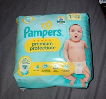 Couches Pampers prenium protection taille 1
