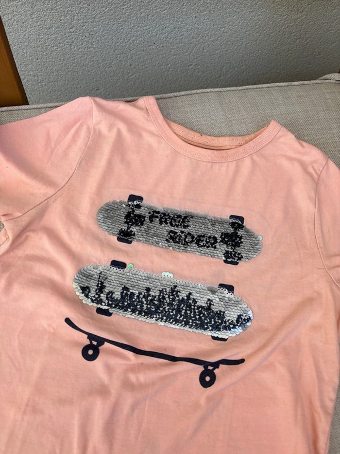 t shirt motif skate - photo numéro 2