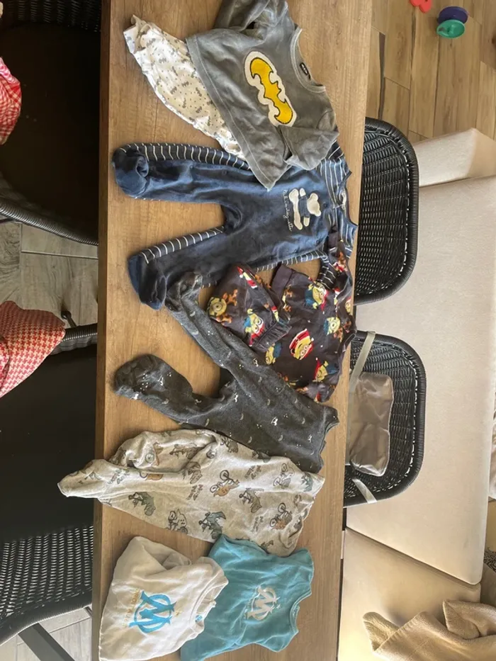 Lot 7 pyjamas polaire