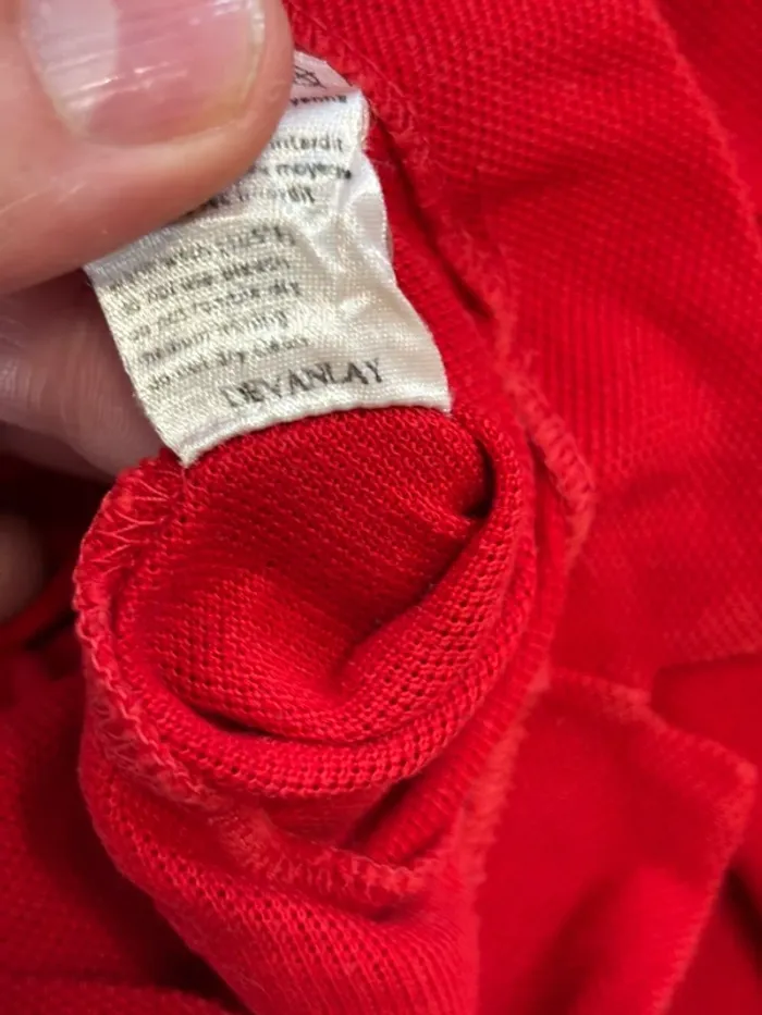 Polo Lacoste rouge - photo numéro 5