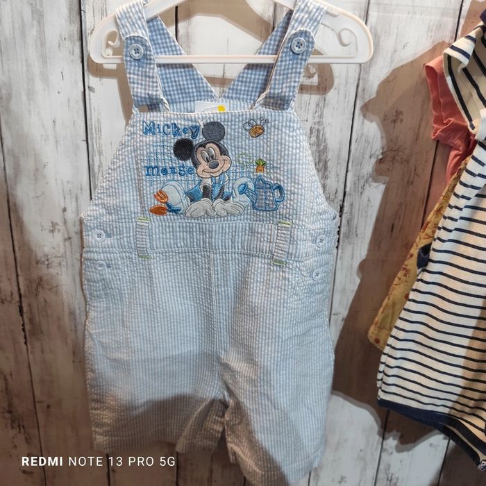 Salopette mickey 18m réf EG18M1