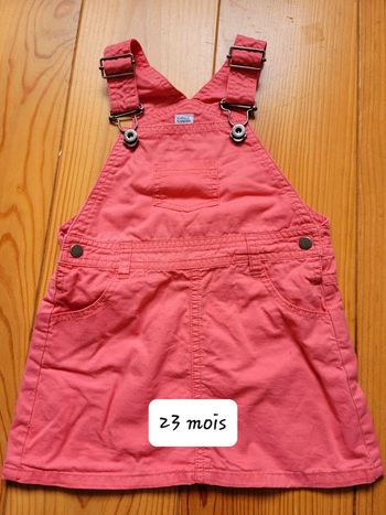 Robe en jean rose (23 mois)