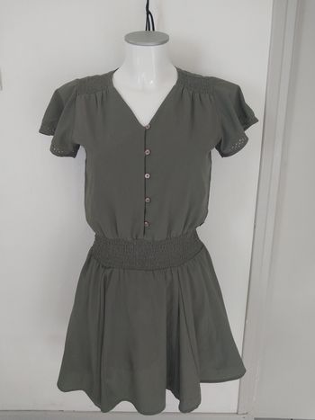 Robe courte Chipie kaki - Taille L (convient à un M)