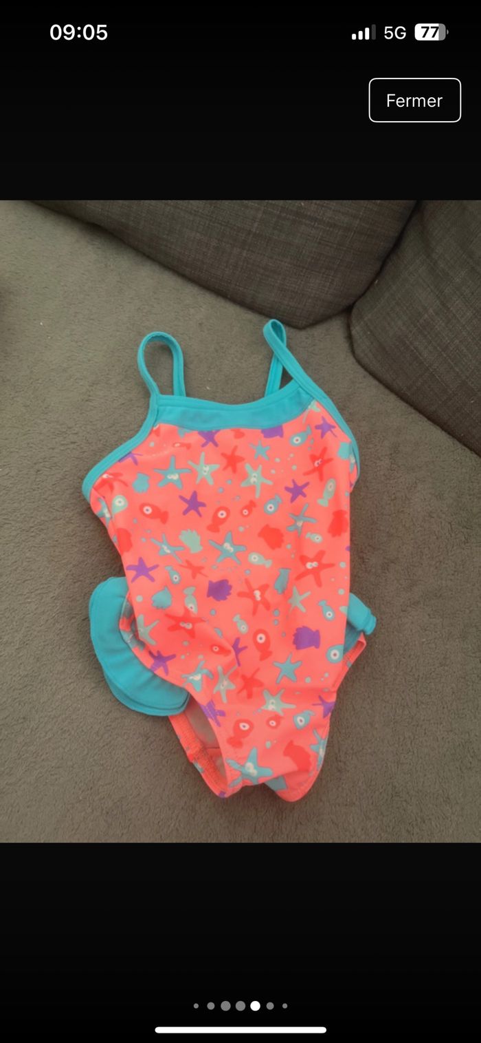 Maillots bain bébé fille 18 mois + body coton - photo numéro 2