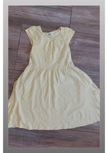 Jolie robe jaune h&m 8 ans
