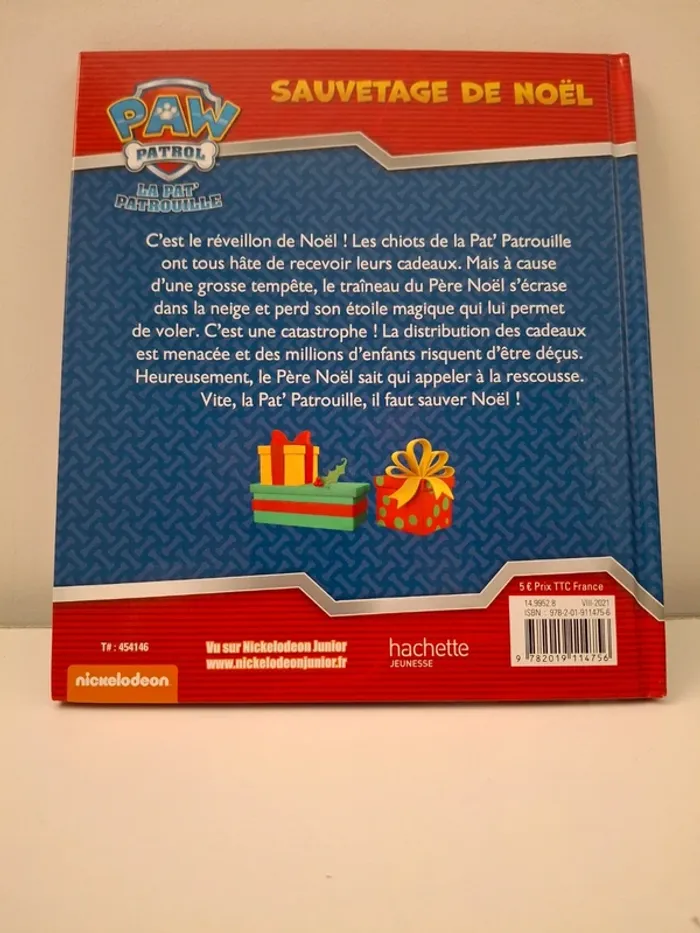 Livre Pat Patrouille Sauvetage de Noël - photo numéro 3
