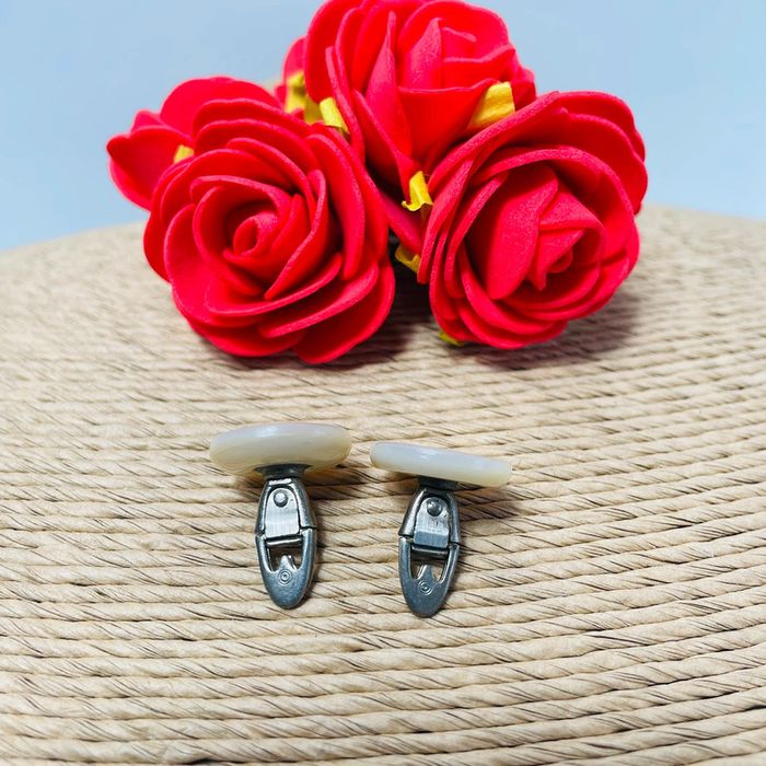 🔥 Boutons de manchette chic et raffiné . Vintage. Nacre véritable - photo numéro 8