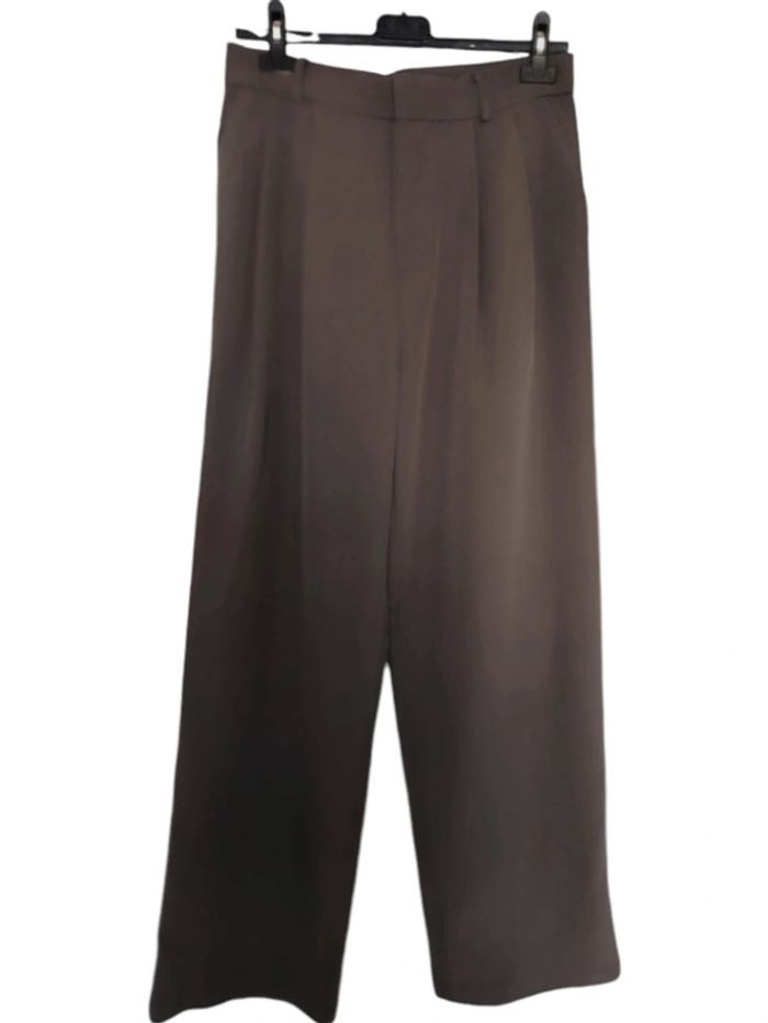 Tailleur marron taille S pantalon droit - photo numéro 2