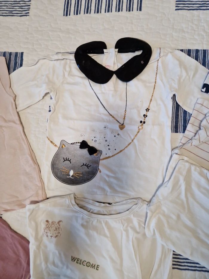 Tee shirts lot fille - photo numéro 4