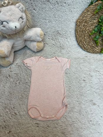 Bodies manche courte rayure - Petit Bateau 