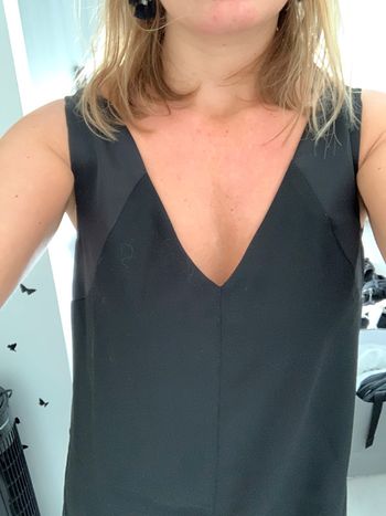 Robe noire naf naf neuve