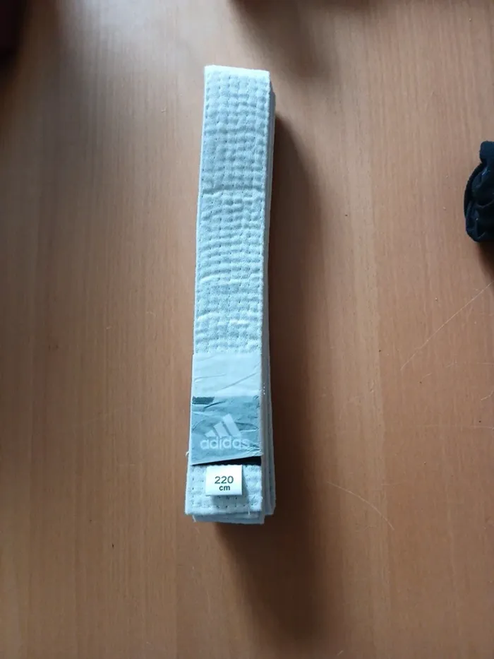 Ceinture blanche 220cm adidas