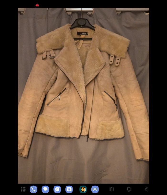 Veste peau retournée taille S Morgan