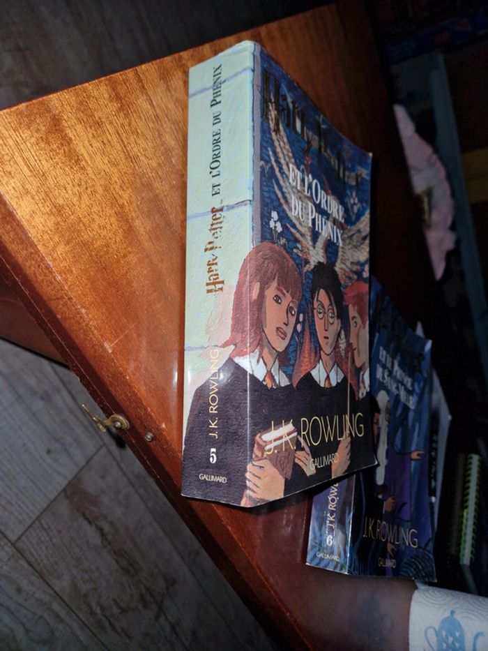 Lot de 2 livres harry potter gallimard 5 et 6 - photo numéro 2