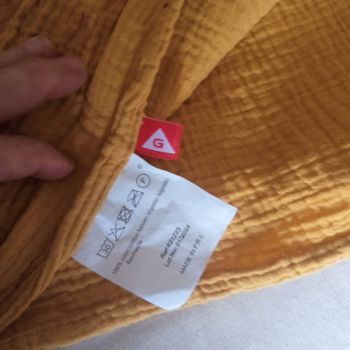 Drap Double gaze coton 135x150
