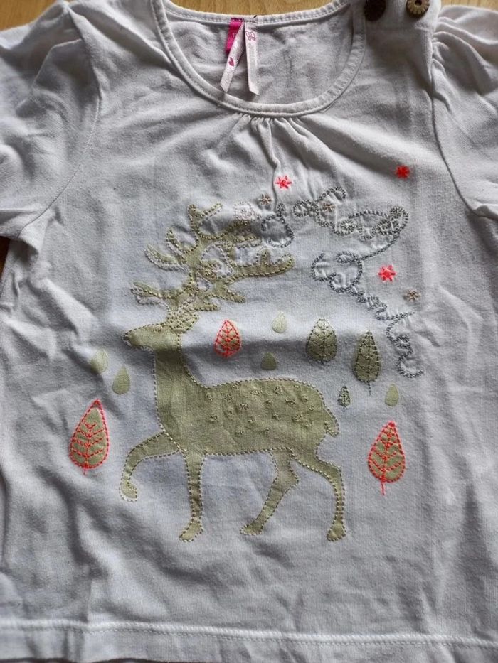 Short velours et t-shirt 18 mois - photo numéro 6