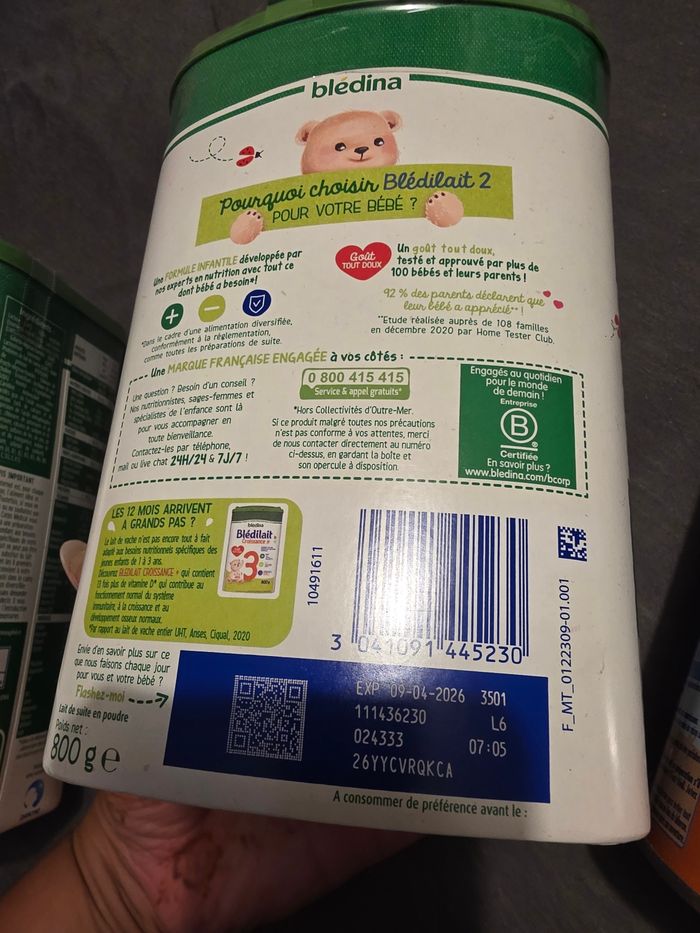 2 boite de lait - photo numéro 3