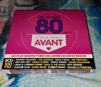 Coffret 5CD Les Années 80 C'était Mieux Avant volume.2