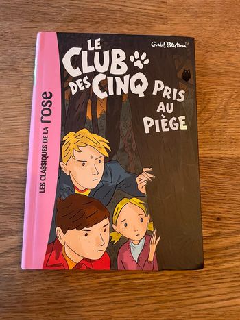 Livre La bibliothèque Rose Le club des cinq pris au piège