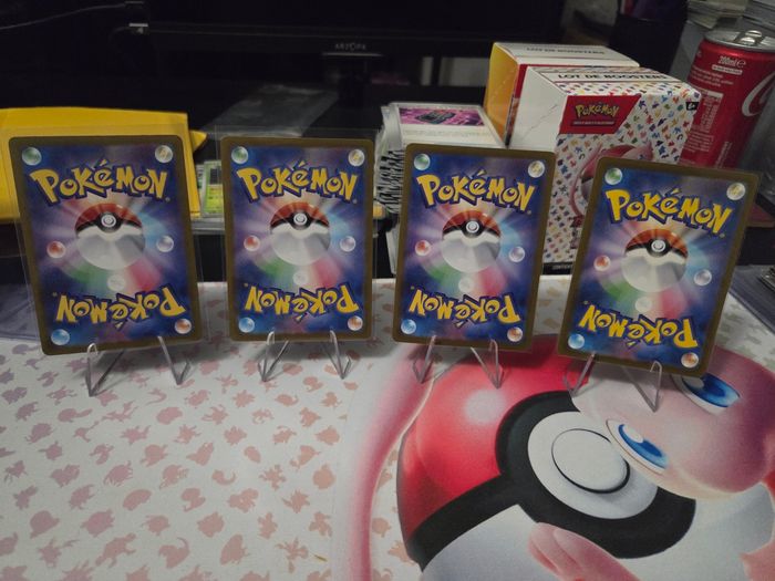 4 cartes AR Pokémon 151 sv2a - photo numéro 2