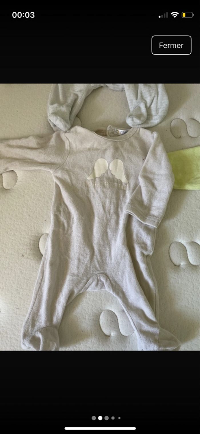 Lot de pyjamas 1 mois - photo numéro 10