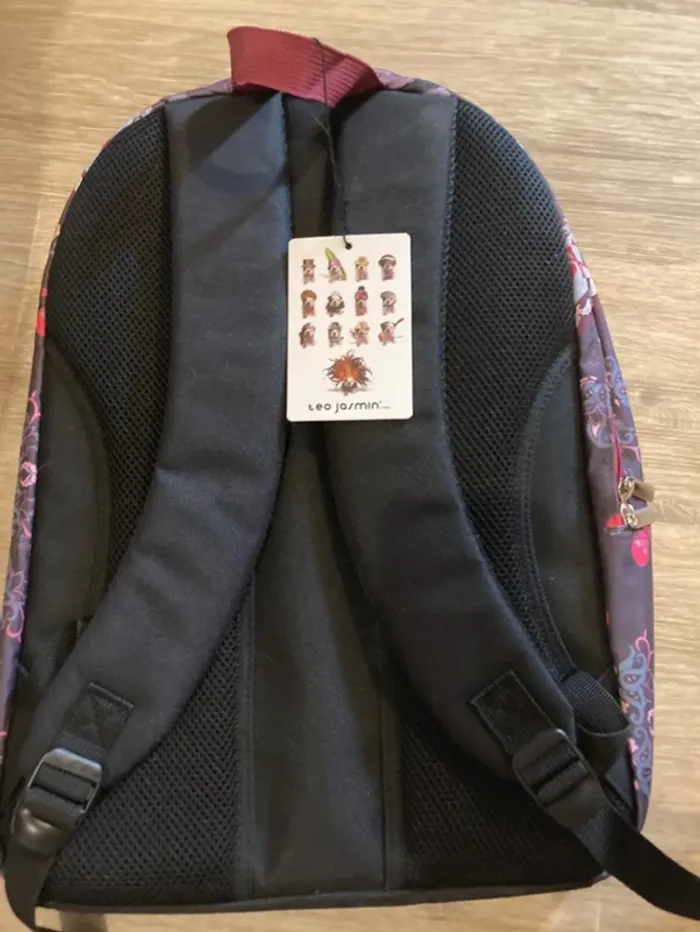 Sac â dos cartable teo jasmin chien - photo numéro 2