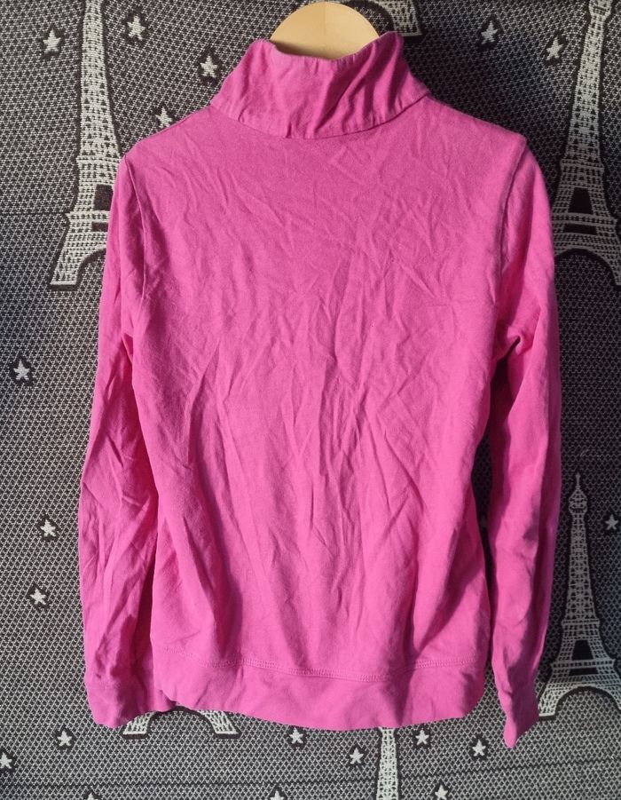 Gilet zippé de sport rose 10ans - photo numéro 3