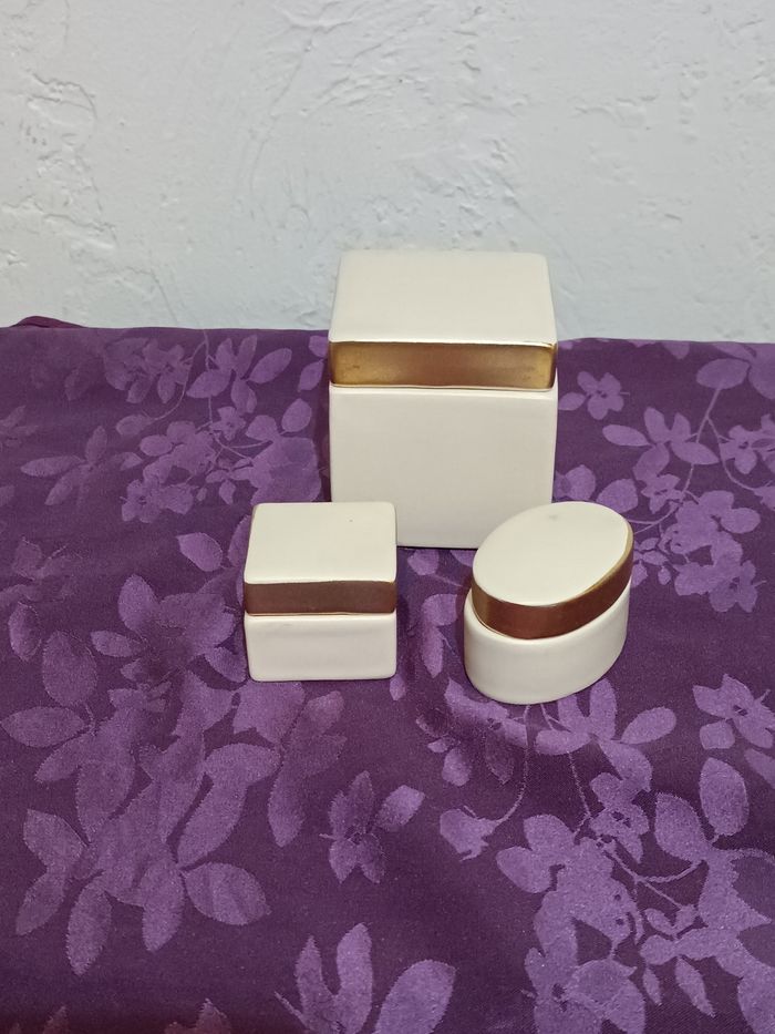 Set boîtes porcelaine - photo numéro 9