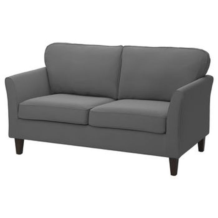IKEA Ekholma Housse canapé 2 places Hakebo gris foncé neuf emballé