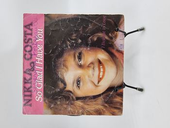 Vinyle 45 tours Nikka Costa : So Glad I Have You avec fourreau