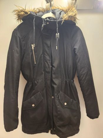 Manteau parka noir