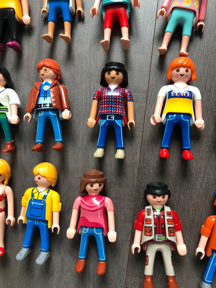 Lot de 34 personnages playmobil - photo numéro 6