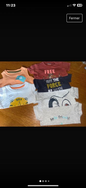 lot 6 tee shirt été