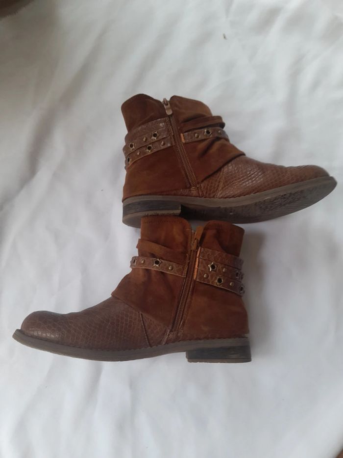 Boots 👢 marron taille 40 - photo numéro 2