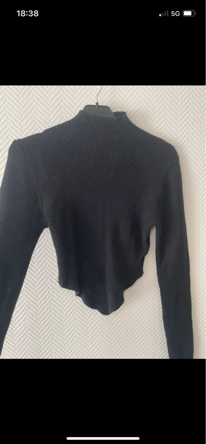 Colle roulé noir - photo numéro 2