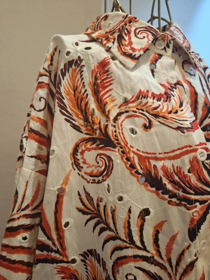 Chemise imprimée & brodée - photo numéro 2