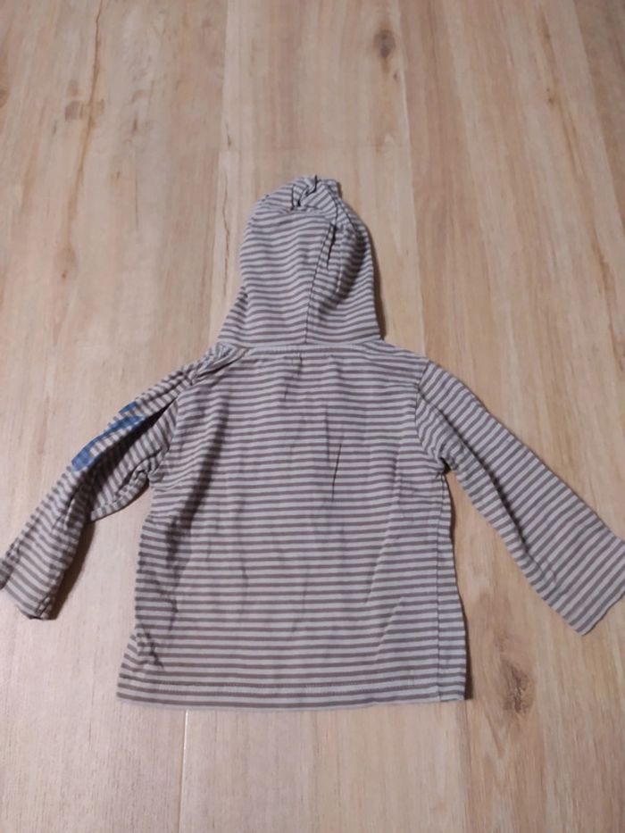 Sweat capuche tape à l'oeil 12 mois - photo numéro 4