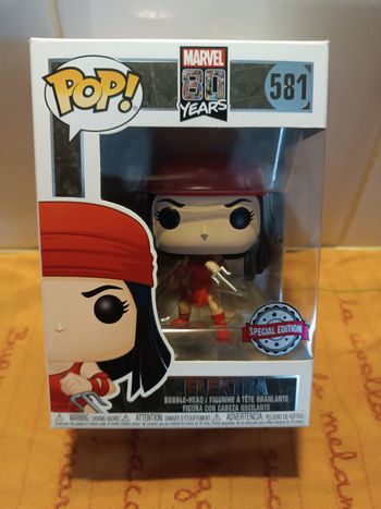Funko pop Marvel Elektra Édition spéciale 80 ans 