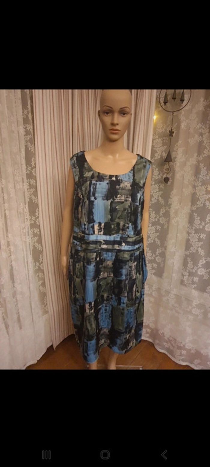 Robe bleu/vert Sixth Sense C&A fr 48