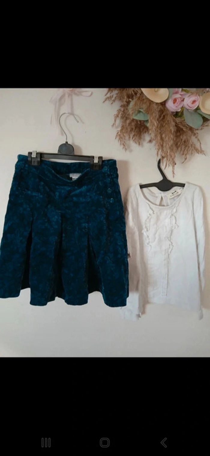 Ensemble jupe et blouse